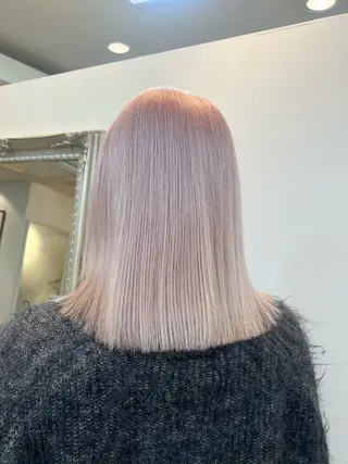 ミディアム カラー アンククロス青山店所属・ANKHCROSS りりあのヘアスタイル