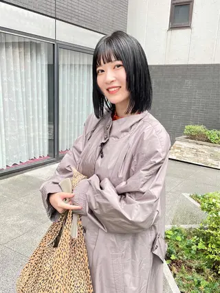 ミディアム カラー パーマ ヘアアレンジ メンズ キッズ ネイル マツエク・マツパ tatsumi/ボブ ウルフ/レイヤーのヘアスタイル