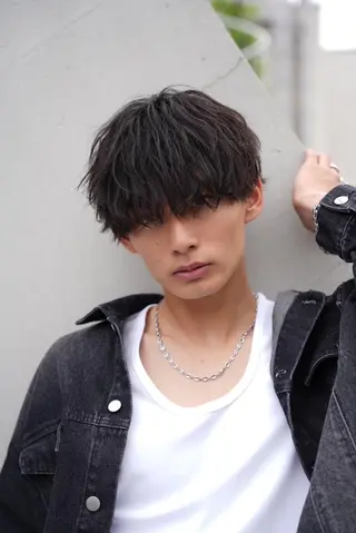 ミディアム メンズ メンズスタイル 歩夢のヘアスタイル