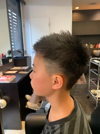 メンズ キッズ 藤本 麻衣のヘアスタイル