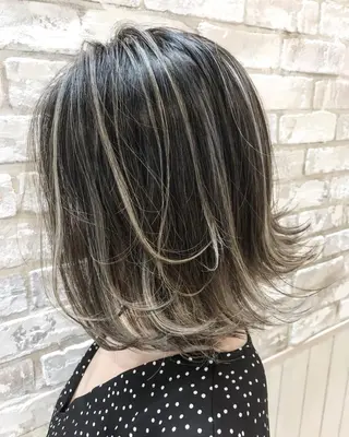 ミディアム カラー grow恵比寿【グロウ】髪質改善/ハイライト/ブリーチ/レイヤーカット所属・奥野 貴史　代表　レイヤーのヘアスタイル
