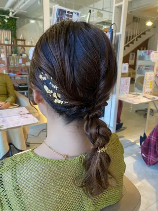 ヘアアレンジ 岡田 奈々のヘアスタイル