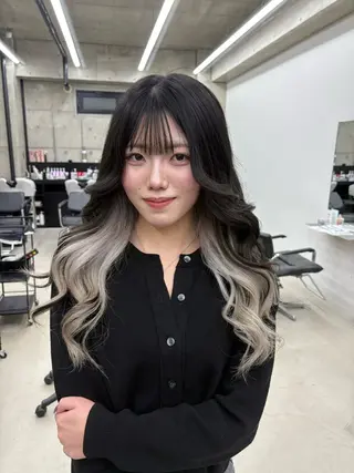 ロング 福田 彩心のヘアスタイル