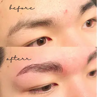 メンズ アイブロウ 眉毛&フェイス WAX専門ハルヒラリの眉毛・アイブロウイメージ