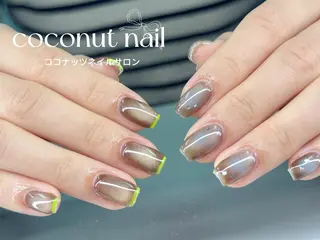 ネイル 神田 ココナッツのネイルデザイン