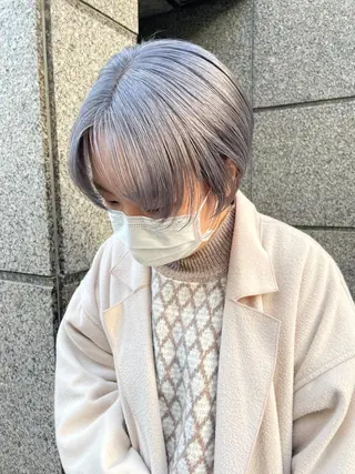 ショート カラー Masena所属・💎韓国風レイヤー /ボブ💎Namiのヘアスタイル