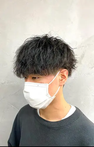 パーマ メンズ 梅田中崎町メンズ 美容師ユースケのヘアスタイル