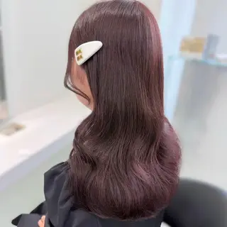 ロング カラー うる艶モテカラー💞 盛れるヘアメ👧🏻のヘアスタイル