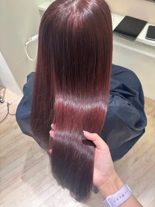 ロング カラー ParveMix 岡本えりかのヘアスタイル