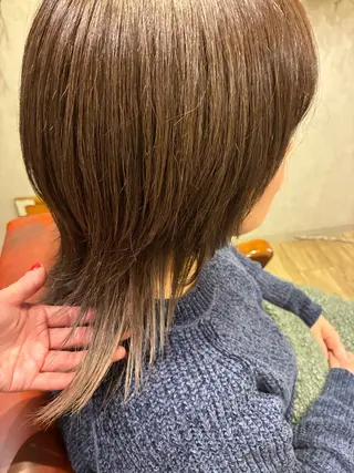 ミディアム カラー 清水 美香のヘアスタイル