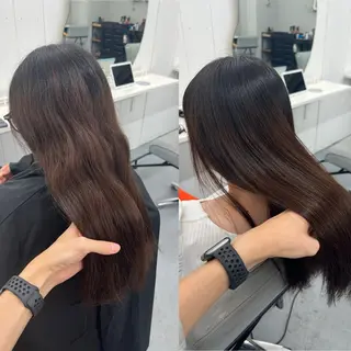 ロング 亀田 泰生のヘアスタイル