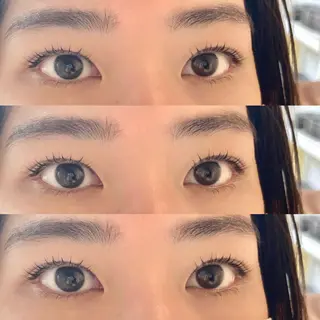 セミロング カラー キッズ ネイル マツエク・マツパ 𓊆ᶠᵉᵉʸ𓊇 ᶜᴴᴵᴴᴬᴿᵁのマツエク・マツパデザイン