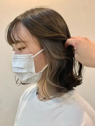 ミディアム カラー uLu【ウル】所属・🦖manami 🦖のヘアスタイル