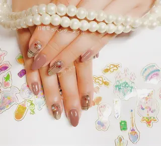 ネイル ラベンダー💖日暮里 ルル💖ネイルのネイルデザイン