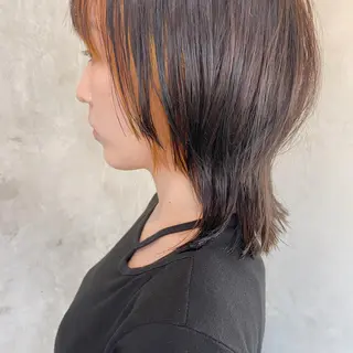 ショート カラー ヘアアレンジ stylist/蛯谷 珠里のヘアスタイル