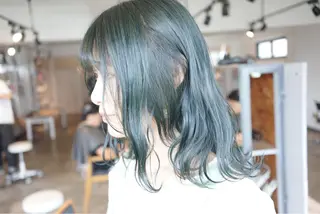 ミディアム カラー ハイトーン/レイヤー /ケアブリーチ石川治のヘアスタイル