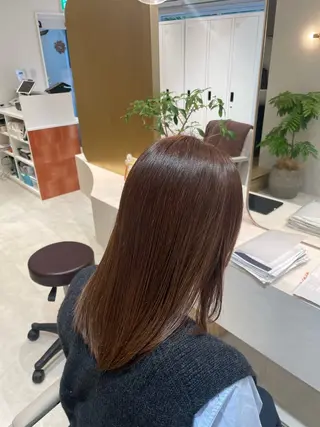 セミロング BRIGHT所属・🤍恵比寿/透明感/ 小顔カット🤍アズサのヘアスタイル