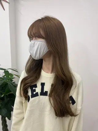 ロング カラー パーマ ヘアアレンジ メンズ キッズ ネイル 韓国×髪質改善💊 似合わせ/武田涼のヘアスタイル