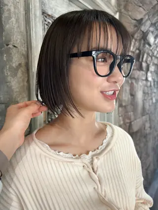 ショート MINX青山店所属・結莉/ボブ/ 縮毛矯正のヘアスタイル