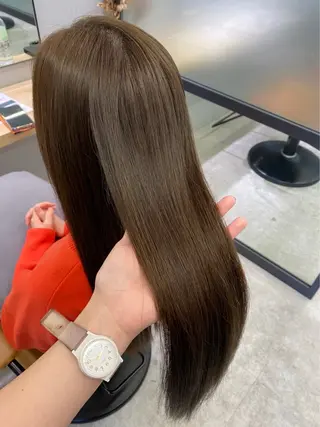 ロング カラー 木寺 樹莉のヘアスタイル