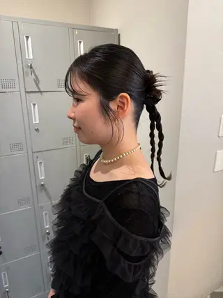 ヘアアレンジ ブリーチ/アレンジ 天満/chihiroのヘアスタイル