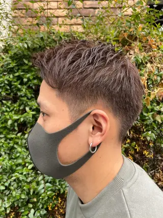 ショート カラー メンズ 髪質改善✨メンズ は米倉にお任せ✂️のヘアスタイル