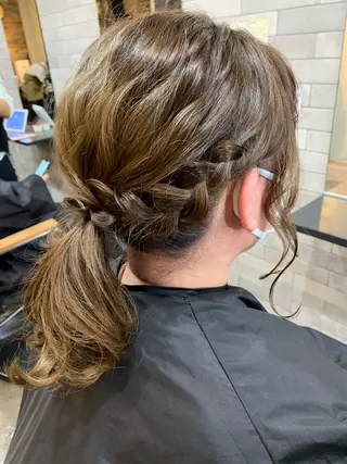 セミロング 山本 みきのヘアスタイル