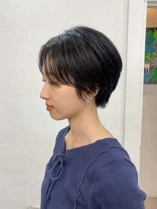 ショート レイヤーボブ/ 艶カラー/サナ🌼のヘアスタイル