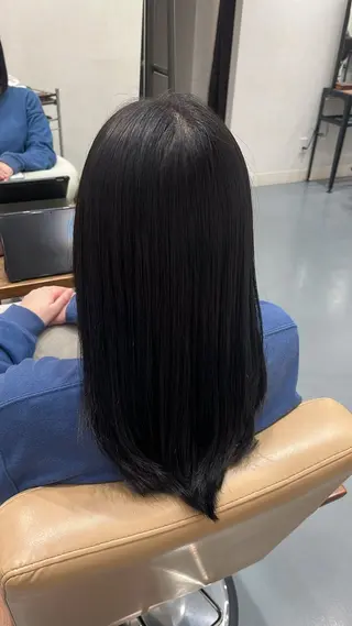 ロング 米澤 奈央のヘアスタイル