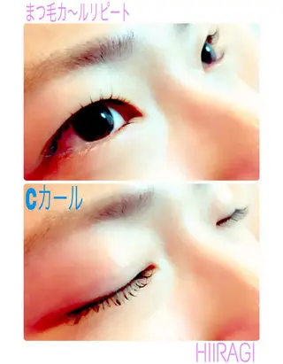 マツエク・マツパ 美容室 HIIRAGIのマツエク・マツパデザイン