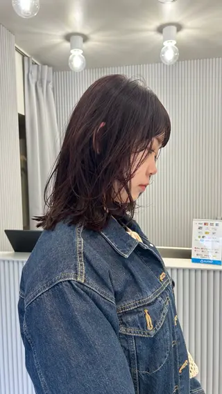 ミディアム カラー じゅわっと暖色カラー 🍊Moemiのヘアスタイル
