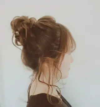 ヘアアレンジ ミディアム 菅原 綾のヘアスタイル