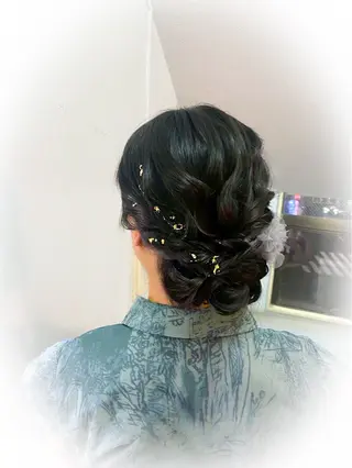 ヘアアレンジ iLuce所属・hair make もりした　ゆうのヘアスタイル