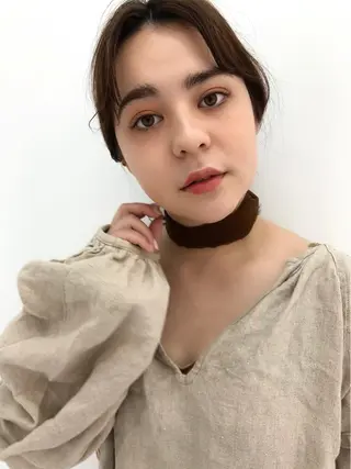 セミロング カラー 💖美髪矯正💖 辻未侑のヘアスタイル