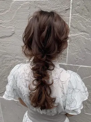 ロング ヘアアレンジ ✂️RIKUKI🎨 【駒込美容師🎀】のヘアスタイル