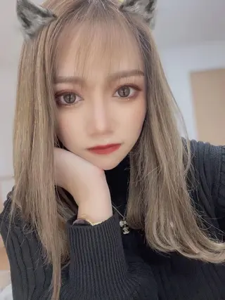 セミロング カラー 💎メンズカット/ 透明感　吉田拓海💎のヘアスタイル