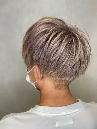 カラー メンズ 渡辺　亮/ 白髪ぼかし/髪質改善のヘアスタイル