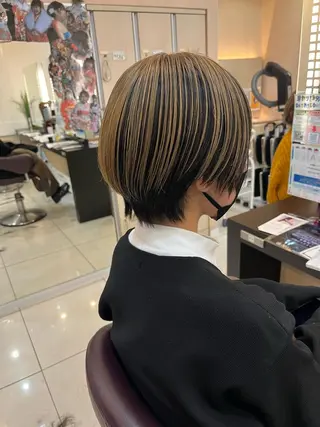 ショート カラー トータルビューティー K:R鶴川のヘアスタイル