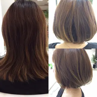 ミディアム いけだ ゆうのヘアスタイル