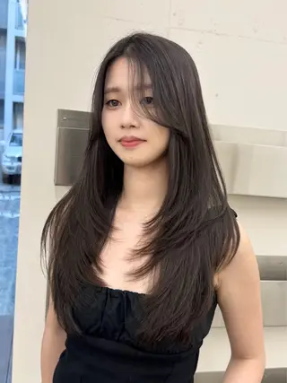 ロング カラー 🦋韓国系指名No1 店長/圓山 祐也🦋のヘアスタイル