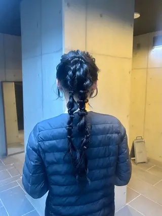 ロング ヘアアレンジ 〖❁田尻千尋| LEONID❁〗のヘアスタイル