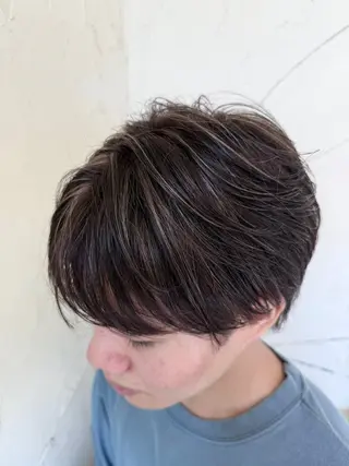 ショート カラー メンズ メンズ特化/パーマ指 名No.1/百瀬太郎のヘアスタイル