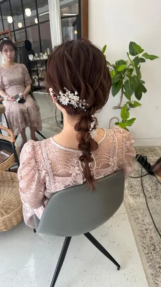 ミディアム ヘアアレンジ BOUTIQUE maru co. (ブティックマルコ)所属・ヘアメイク🌷 着付👘ハルのヘアスタイル
