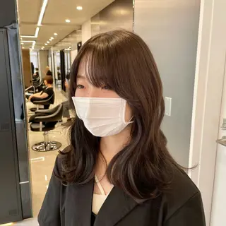 ミディアム カラー HARUKI MINATO Japan SENDAI所属・🌈【透明感・韓国 ヘア】がっきー🌈のヘアスタイル