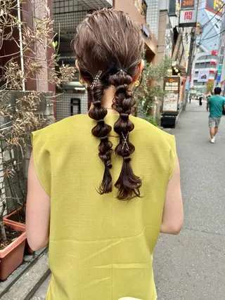 ヘアアレンジ ヘアアレンジ支持率 No.1🥇RIKOのヘアスタイル