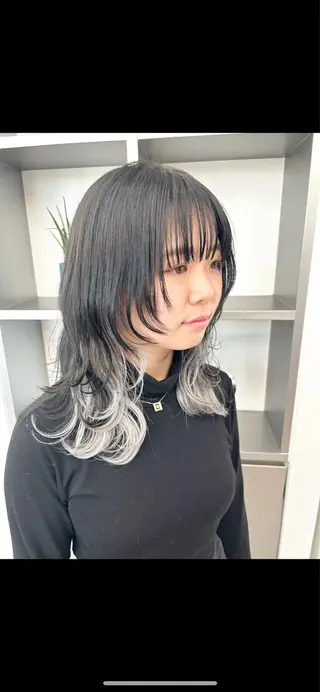 ミディアム MiRI💜地毛級 エクステ✖似合わせ技のヘアスタイル