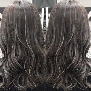 セミロング カラー 縮毛/レイヤー 韓国/橋口のヘアスタイル