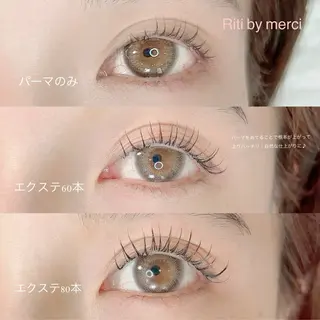 マツエク・マツパ リティーバイメルシー所属・Riti🎀 Asamiのマツエク・マツパデザイン