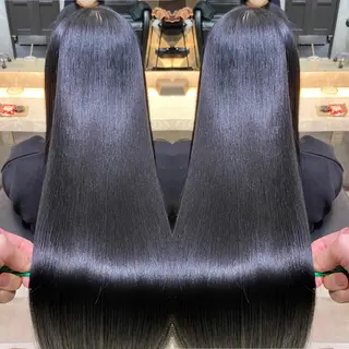 ロング ツバサ 髪質改善のヘアスタイル