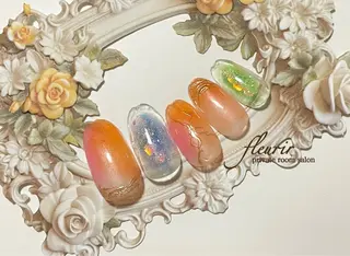 ネイル フルリール 【プライベートサロンのネイルデザイン